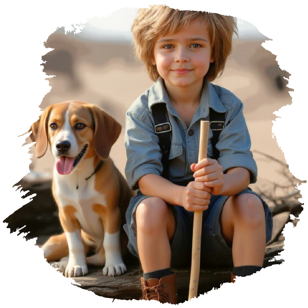 Little Lad & Pup