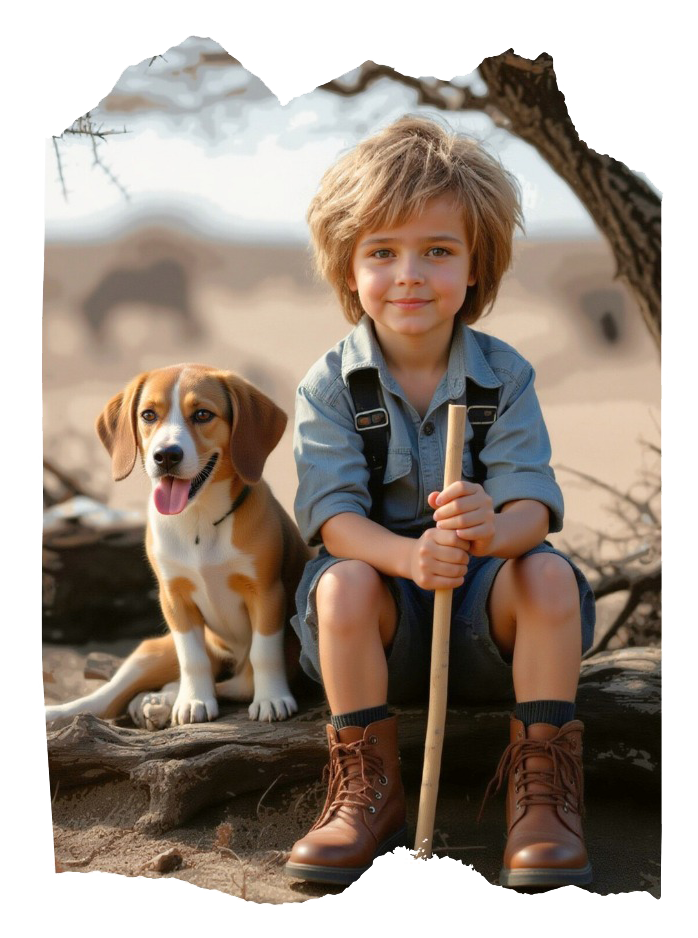 Little Lads & Pup 1